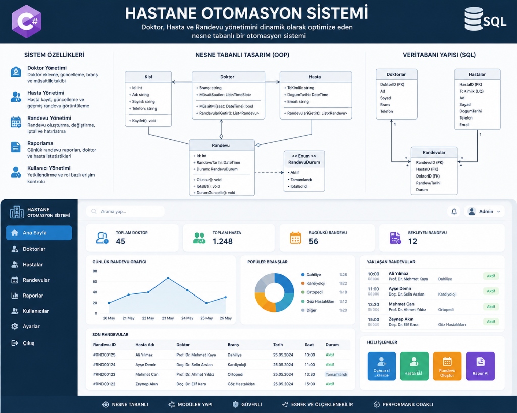Hastane Otomasyon Sistemi